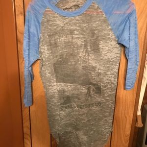 Blue and gray burnout